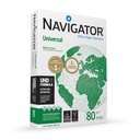 Paquete de 500 hojas de papel de 80 gramos Navigator Universal