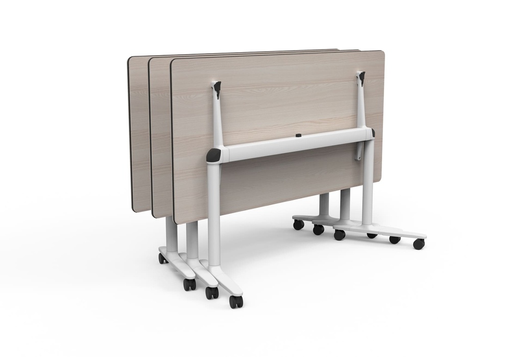 Mesa abatible y móvil con ruedas Talent de Actiu de 69 cm de fondo