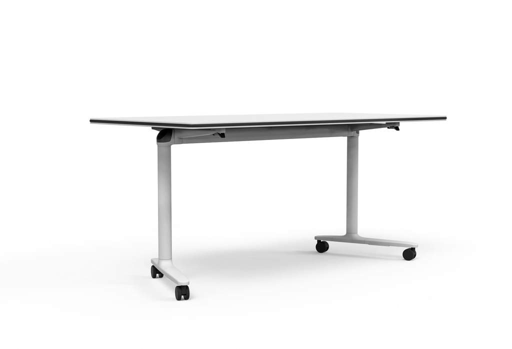 Mesa abatible y móvil con ruedas Talent de Actiu de 69 cm de fondo