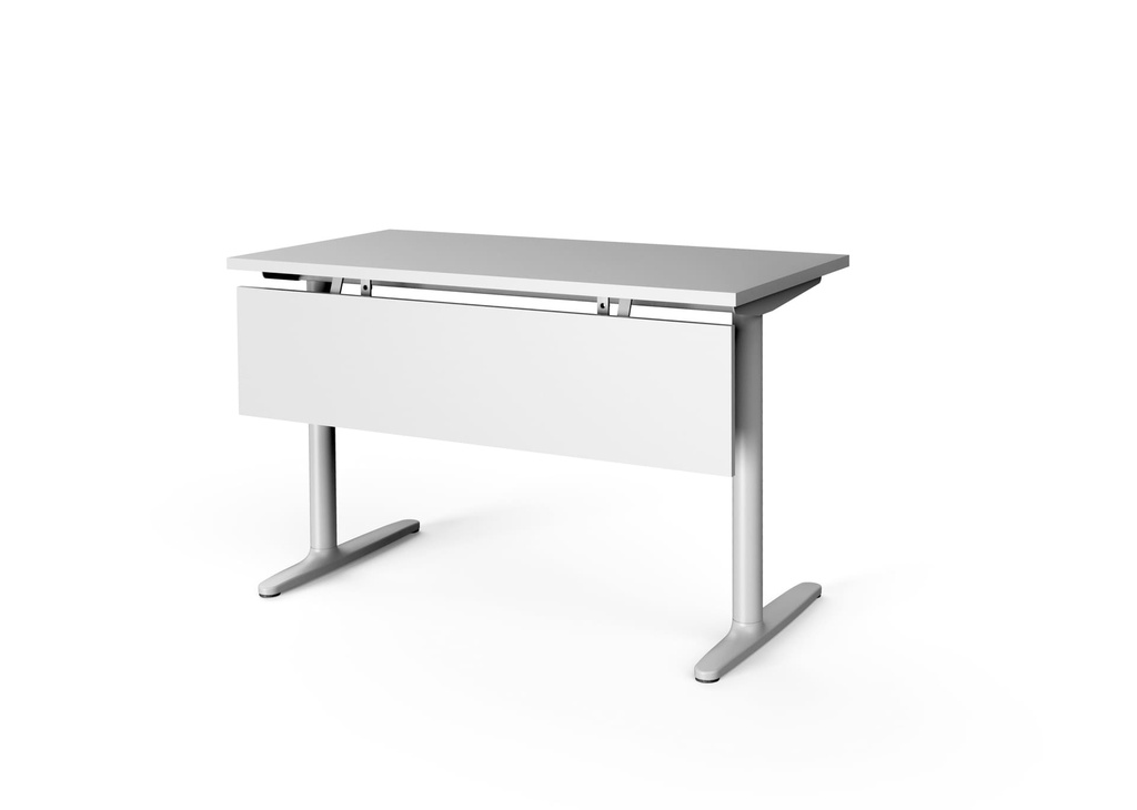 Mesa abatible y móvil con ruedas Talent de Actiu de 80 cm de fondo