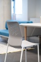Silla Urban Block 10 con 4 patas gris