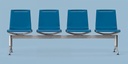 Bancada Mit de 4 asientos azul