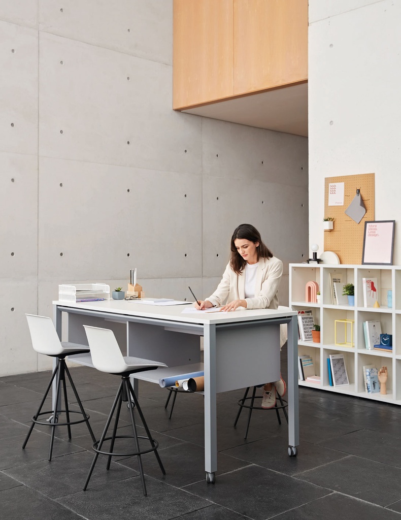 Mesa para planos Vital Pro 180 x 80 cm con ruedas