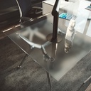 Mesa de cristal para despacho Arkitek 180 x 88 cm