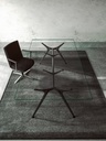 Mesa de dirección Arkitek Express 200 x 100 cm con estructura negra y superficie de cristal