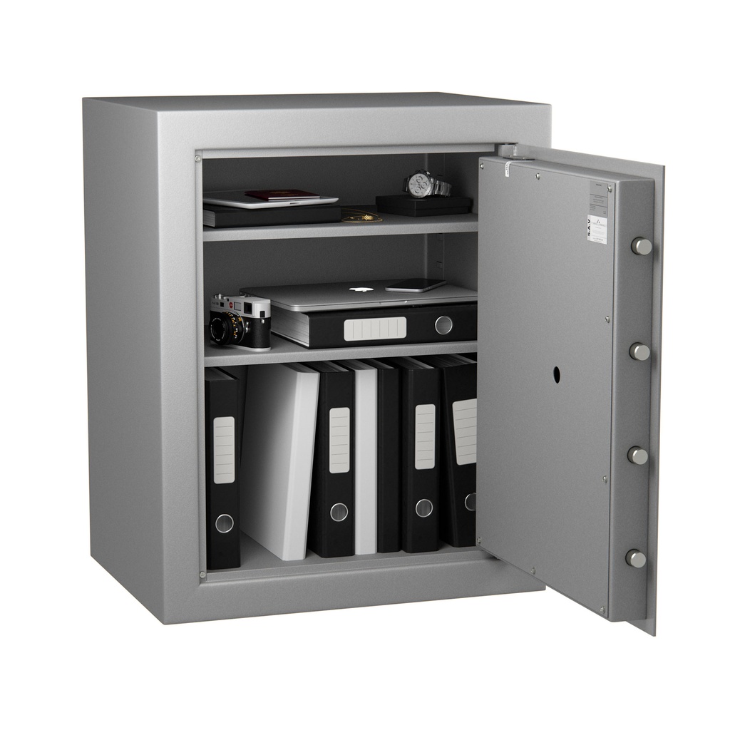 Caja fuerte ignífuga que cumple la normativa antirrobo y antiincendio VDMA Vulcain VL130 130 L