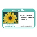 Etiqueta del rollo de film para laminar Premium Offset Mate 27 µ 290 mm x 3000 m