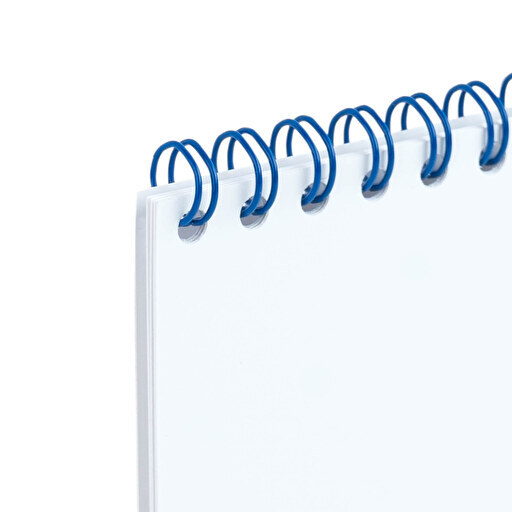 Documento encuadernado con wire-O Renz nº6 en bobina de color azul