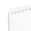 Documento encuadernado con wire-O Renz nº7 en bobina de color blanco