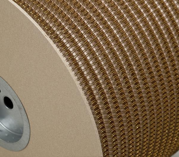 Wire-O Renz nº16 en bobina de color bronce