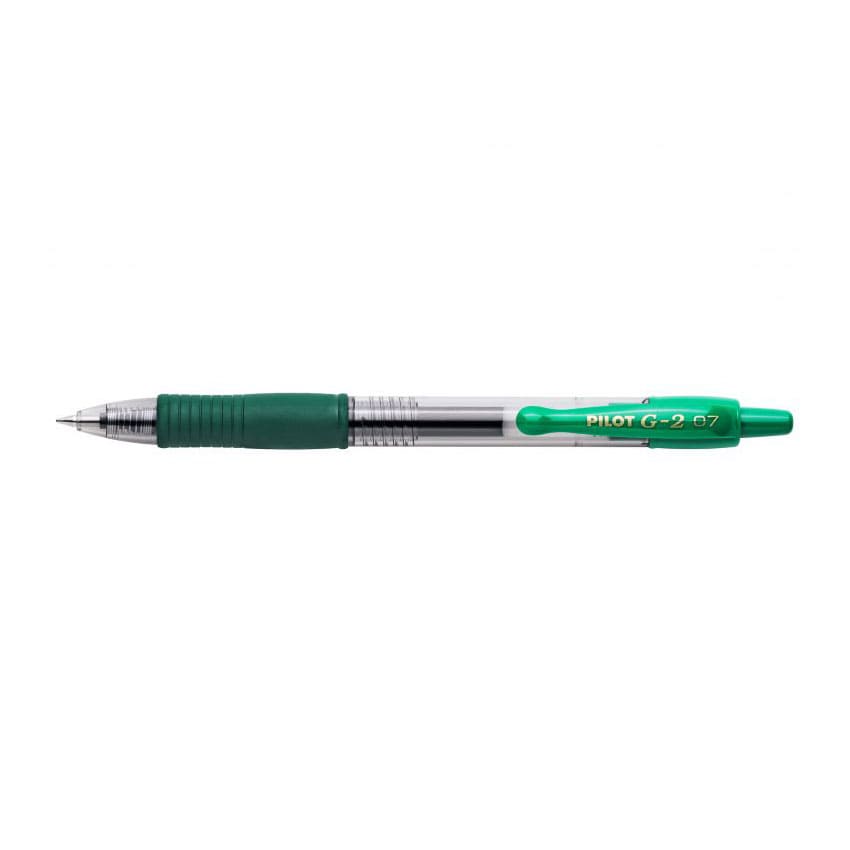 Caja de 12 bolígrafos Pilot color verde