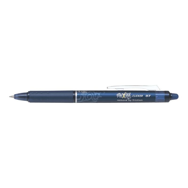 Caja de 12 bolígrafos de tinta borrable Pilot Frixipon Ball Clicker color azul