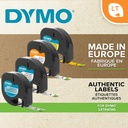 Cintas de etiquetado ecológicas Dymo LetraTag Plastic en color azul