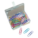 Caja con 100 clips de colores
