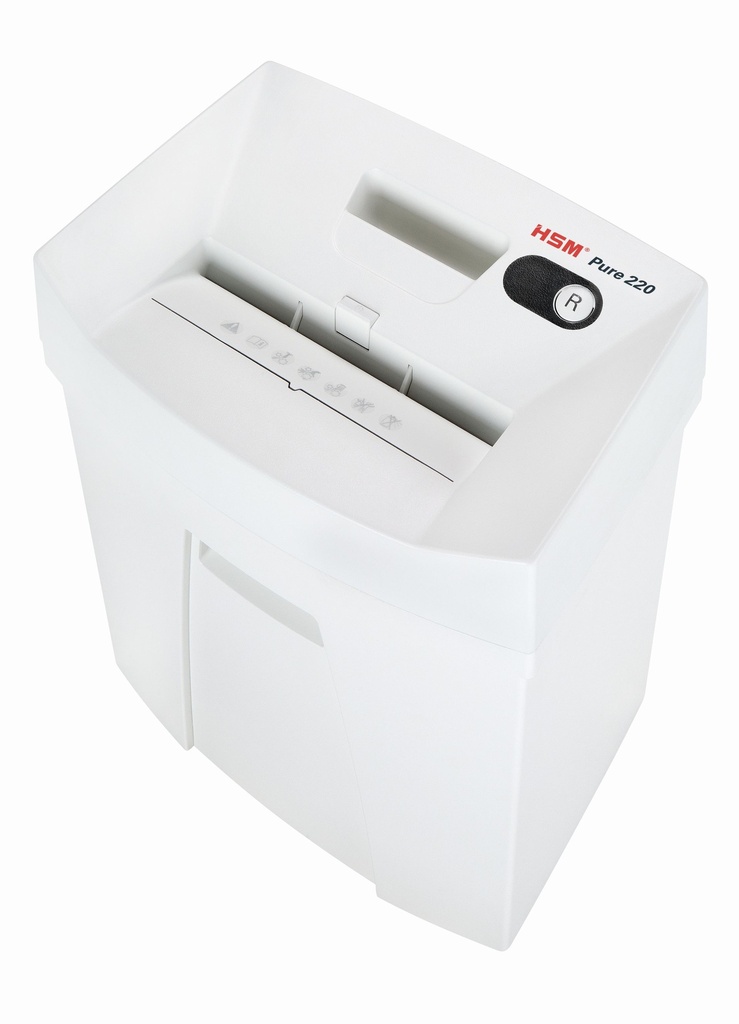 Destructora HSM Pure 220 cabezal de corte con corte en partículas de 4 x 25 mm.
