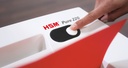 Destructora de documentos HSM Pure 220 con corte en partículas de 4 x 25 mm.