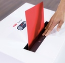 Destructora de tarjetas HSM Pure 530 con sistema de seguridad con corte en tiras de 5,8 mm.