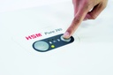 Destructora con display táctil HSM Pure 940 con corte en tiras de 5,8 mm.