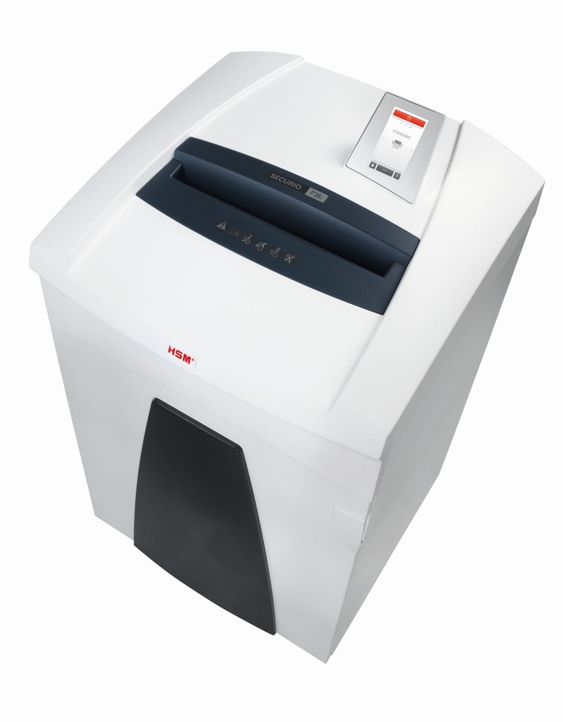 Destructora de papel de alto rendimiento y seguridad HSM Securio P36i con corte en partículas de 1 x 5 mm.