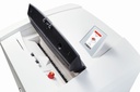 Potente destructora con fácil mantenimiento HSM Securio P44i con corte en partículas de 4,5 x 30 mm.