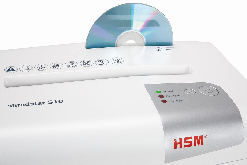 Destructora de papel y CD HSM Shredstar S10