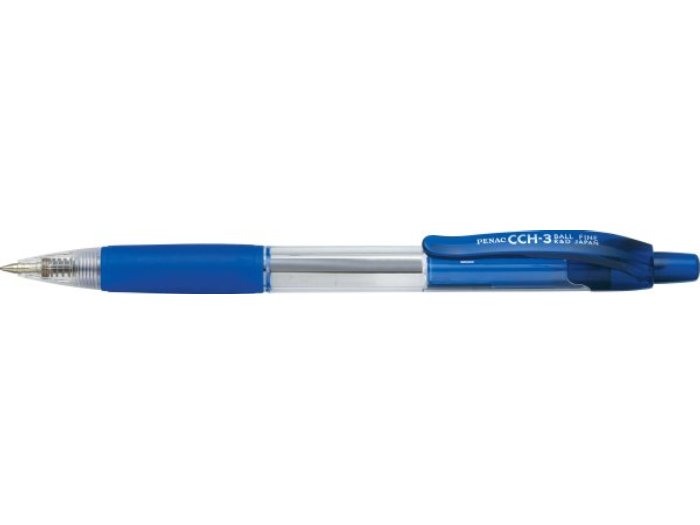 Bolígrafo retráctil Penac CCH-3 azul