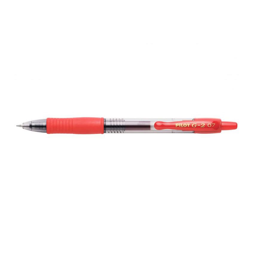 Bolígrafo retráctil Pilot G-2 0.7 rojo