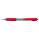 Bolígrafo retráctil Pilot Super Grip rojo