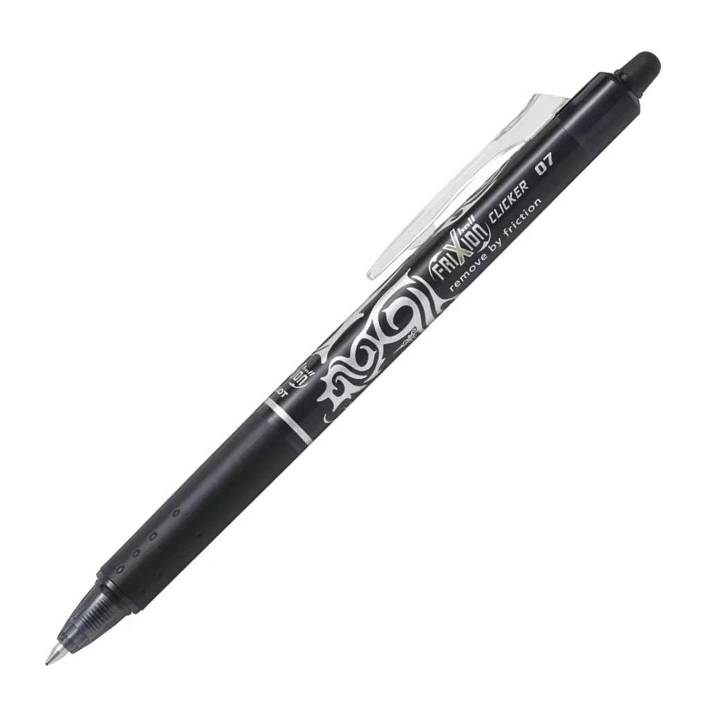 Bolígrafo retráctil borrable Pilot FriXion Ball Clicker 0,7 negro