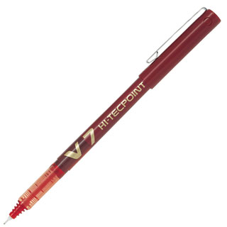 Bolígrafo roller Pilot V7 Hi-Tecpoint rojo