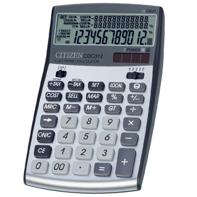 Calculadora de sobremesa Citizen CDC-312