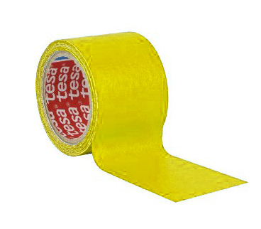 Cinta adhesiva para precintar disfraces amarillo 66 m x 50 mm Tesa