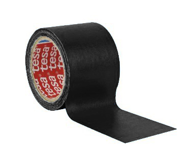 Cinta adhesiva para precintar disfraces negra 66 m x 50 mm Tesa