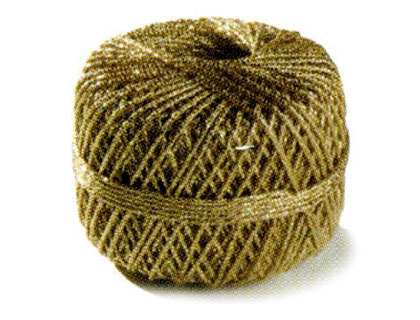 Cordoncillo dorado ovillo de 20 m.