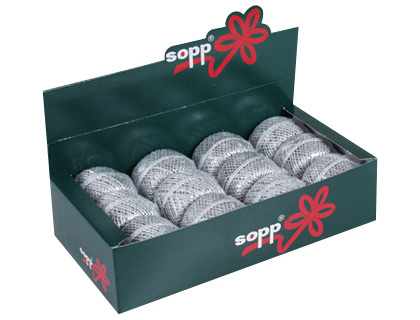 Cordoncillo plateado ovillo de 20 m