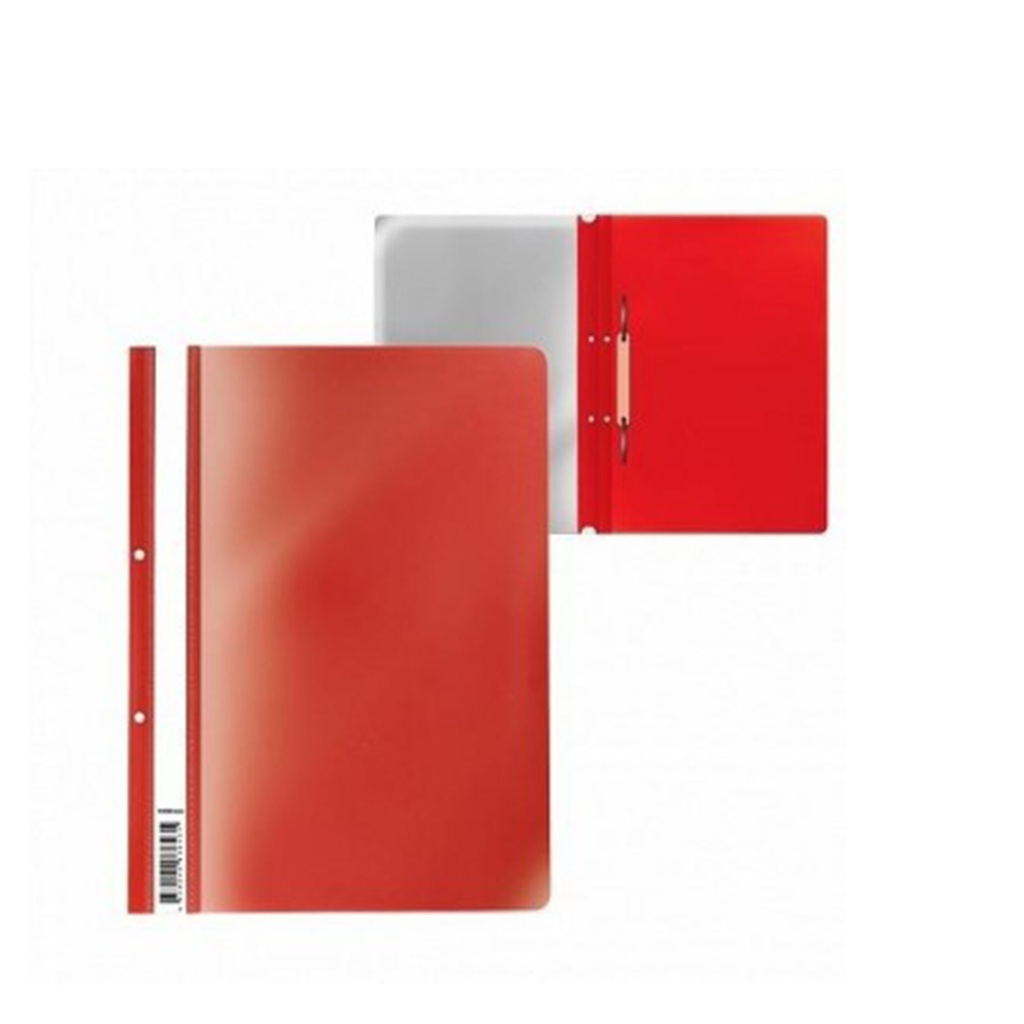 Dossier fástener plástico A4 rojo Erich Krause