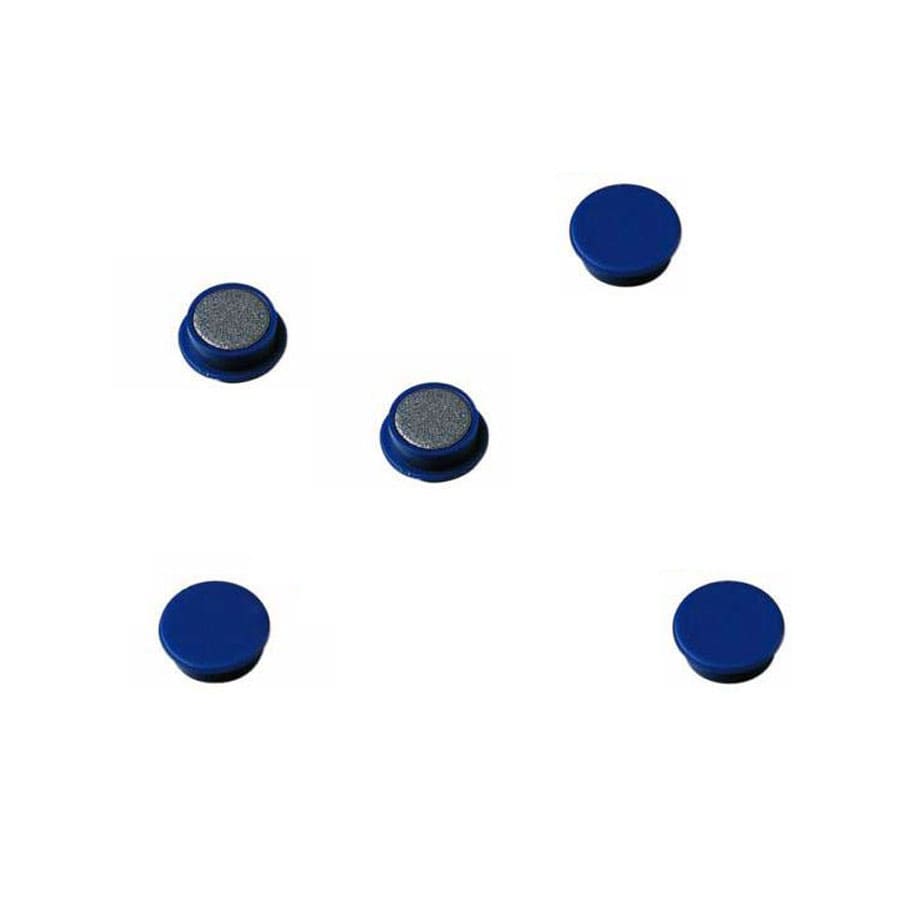 Imanes redondos 20 mm azul (Pack 5 unidades)