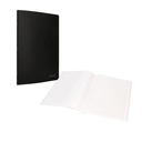 Libreta grapada A4 lisa 80 hojas negra Liderpapel