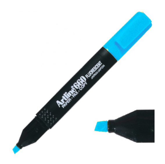 Rotulador fluorescente Artline 660 azul EK-660