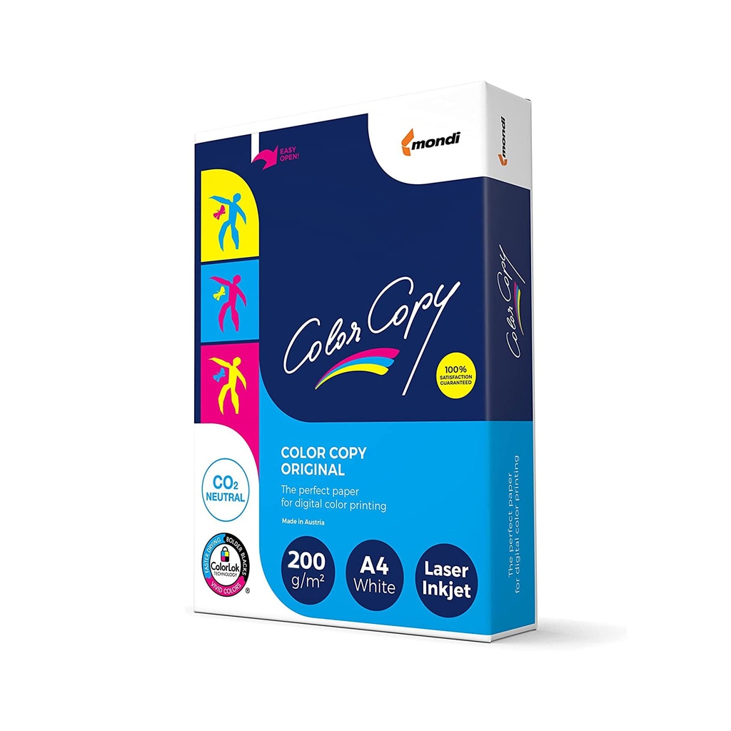 Papel A4 200 g/m² Color Copy (Paquete de 250 hojas)