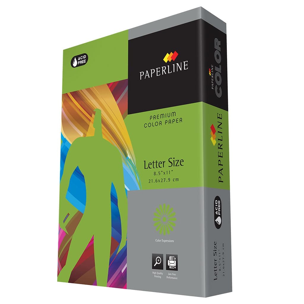 Papel A4 verde fuerte 80 g/m² (Paquete de 500 hojas)