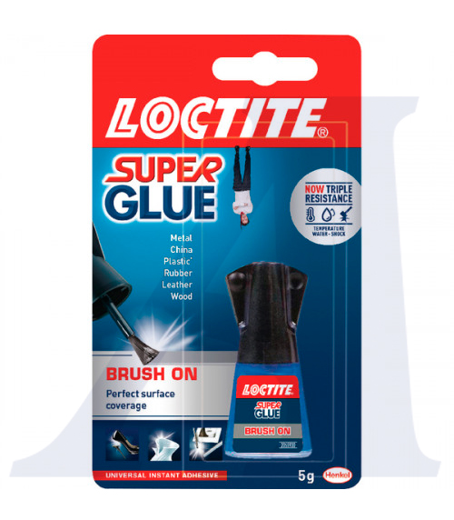 Pegamento universal Super Glue Pincel Loctite 5 gr