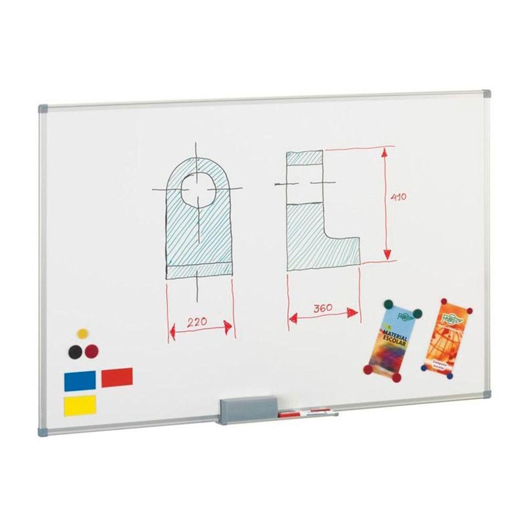 Pizarra blanca magnética 60 x 90 840-10