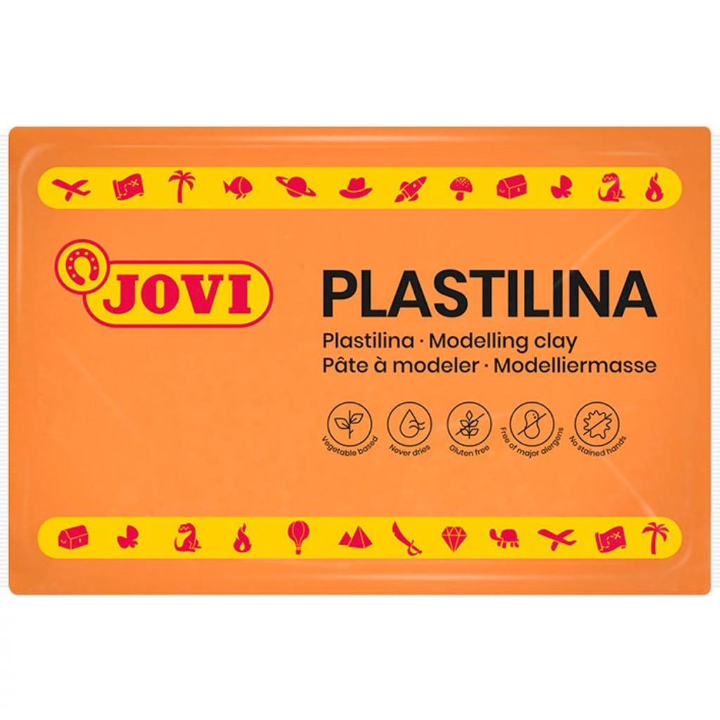 Plastilina naranja 350 g Jovi