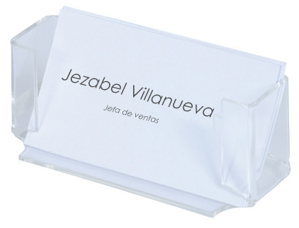 Portatarjetas de visita de metacrilato Q-Connect