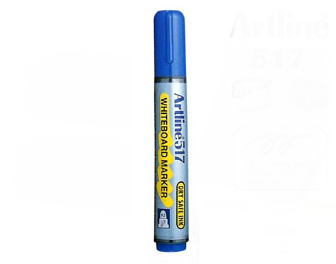 Rotulador para pizarra blanca Artline 517 azul