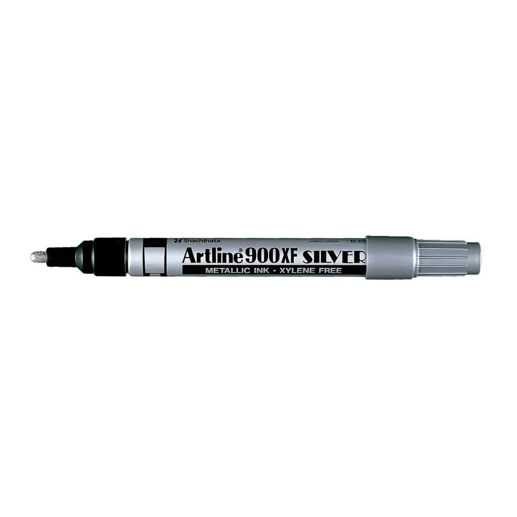 Rotulador permanente Artline 900XF plata