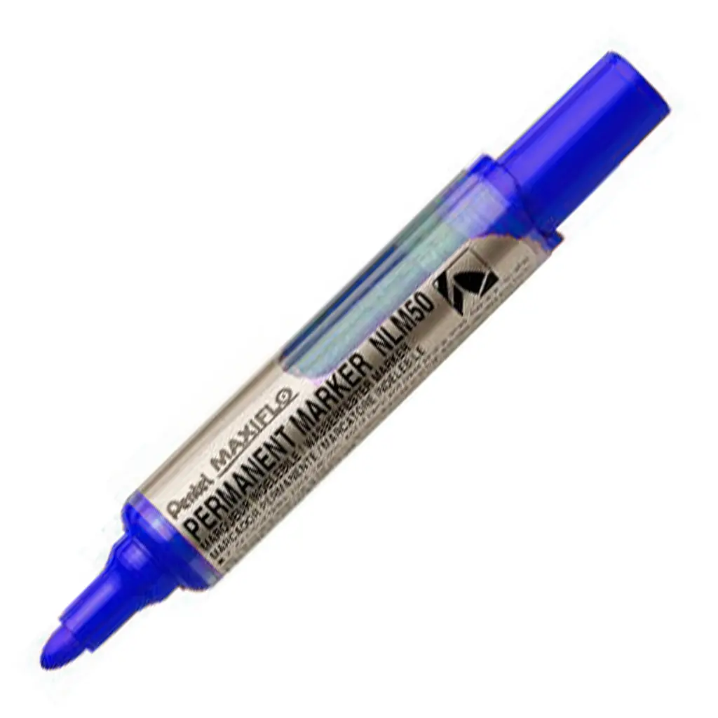 Rotulador permanente Pentel Maxiflo NLM50 azul