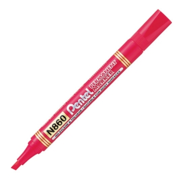 Rotulador permanente Pentel N860 rojo