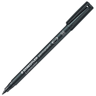 Rotulador permanente Staedtler Lumocolor 317 M negro punta media 1.0 mm Ref. 317-9